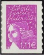 Luquet tirage autoadhésif - 1.11€ lilas (sans logo) provenant de feuille personnalisable (support blanc)