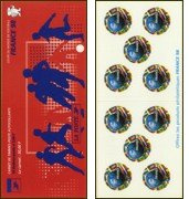 France Foot 1998 - carnet de 10 timbres