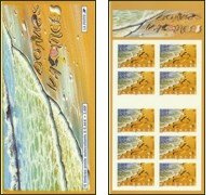 Bonnes Vacances 2001 - carnet de 10 timbres
