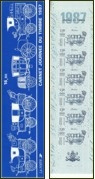 Journée du timbre 1987 - carnet de 6 timbres