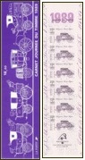 Journée du timbre 1989 - carnet de 6 timbres