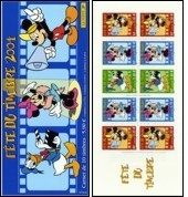 Fête du timbre Disney 2004 - carnet de 10 timbres
