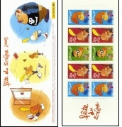 Fête du timbre Titeuf 2005 - carnet de 10 timbres