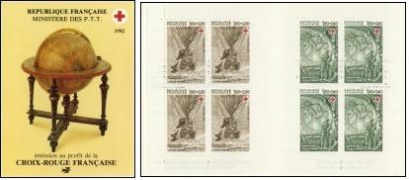 Croix-Rouge 1982 - carnet de 8 timbres