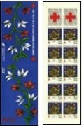 Croix-Rouge 1984 - carnet de 10 timbres + 2 vignettes