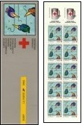Croix-Rouge 1992 - carnet de 10 timbres + 2 vignettes