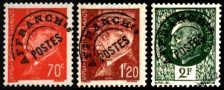 Série Pétain - 3 timbres
