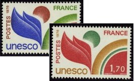 Paire Unesco - Type de 1976