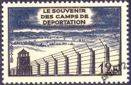 Camps de déportation - 12f brun-noir et gris-bleu