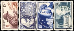 Série Inventeurs et Chercheurs - 4 timbres