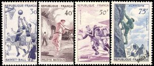 Série Sportive - 4 timbres
