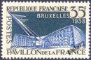 Exposition de Bruxelles - 35f vert-foncé et bleu