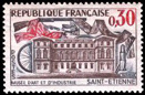 Saint-Etienne - 0.30f brun-lilas, vert-bleu et rouge