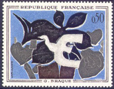 Le Messager de Braque - 0.50f polychrome