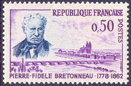 Pierre-Fidèle Bretonneau - 0.50f violet et bleu