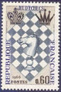 Festival international d'échecs - 0.80f multicolore