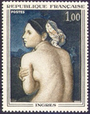 La Baigneuse de D. Ingres - 1.00f polychrome