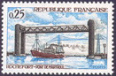 Pont de Martou - 0.25f bleu, noir et rose
