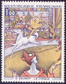 Le Cirque de G. Seurat - 1.00f polychrome