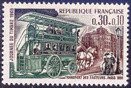 Omnibus de transport - 0.30f + 0.10f violet-brun, noir et vert
