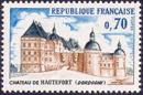 Château de Hautefort - 0.70f bistre, bleu et bleu-foncé
