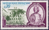 Napoléon Bonaparte - 0.70f violet et turquoise