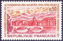 Grenoble - 0.50f ocre-orangé, rouge et lilas
