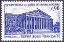 Union interparlementaire - 0.70f bleu-violet
