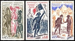 Série Histoire de France - 3 timbres