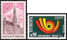 Paire Europa - Hôtel de ville de Bruxelles et Cor postal