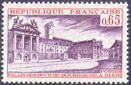Palais des ducs de Bourgogne - 0.65f violet et rouge