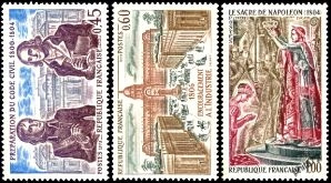 Série Histoire de France - 3 timbres