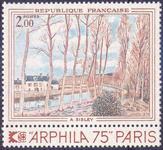 Canal du Loing de A.Sisley - 2.00f polychrome