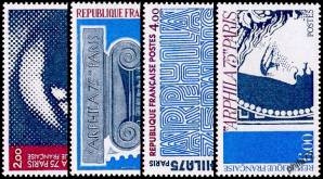 Arphila - 4 timbres émis en bloc feuillet n°7