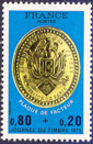Plaque de facteur - 0.80f + 0.20f bleu, noir et jaune