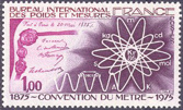 Convention du mètre - 1.00f violet et lilas