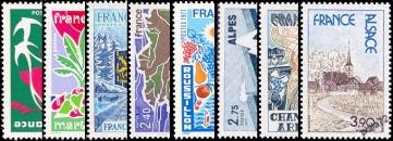 Série régions - 8 timbres