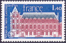 Saint-Germain-des-Prés - 1.00f bleu et carmin