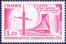 Hommage à Jeanne d'Arc - 1.70f carmin