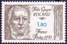 Félix Guyon - 1.80f brun et vert-bleu