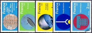 Série grandes réalisations - 5 timbres