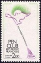 P.E.N. Club - 2.00f vert, violet et noir