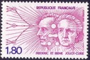 F. et I. Joliot-Curie - 1.80f rose, violet et bleu