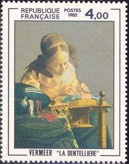 La Dentellière de Vermeer - 4.00f polychrome