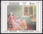 La chambre turque de Balthus - 4.00f polychrome