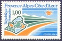 Provences-Alpes-Côte-d'Azur - 1.00f multicolore