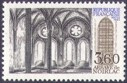 Abbaye de Noirlac - 3.60f bleu, noir et brun