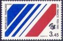 Air-France - 3.45f noir, rouge et bleu