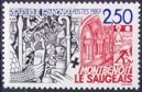 Montbenoît - Le Saugeais - 2.50f bleu, rouge et bleu-noir