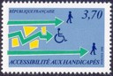 Handicapés - 3.70f multicolore